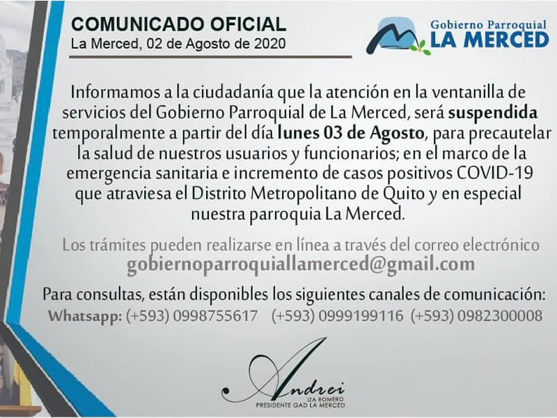 comunicado