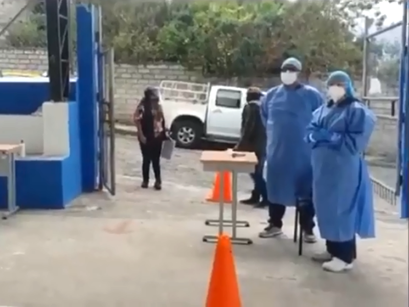 Pruebas PCR para Transportistas de la parroquia La Merced