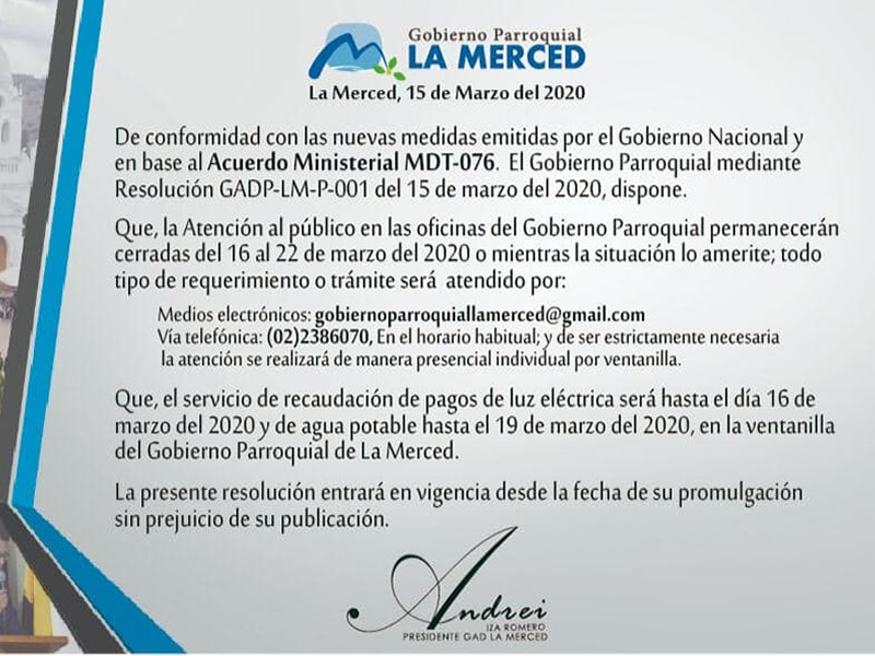 comunicado
