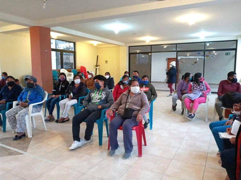 Capacitaciones Barrio La Cocha