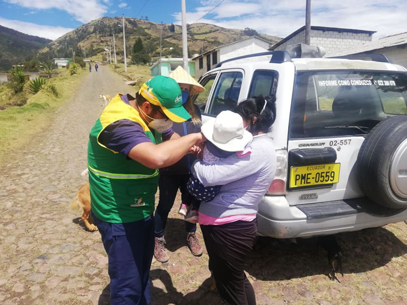 Jornada de Vacunación barrios Praderas de Ilaló, San José de Billivaro y Sarahurco