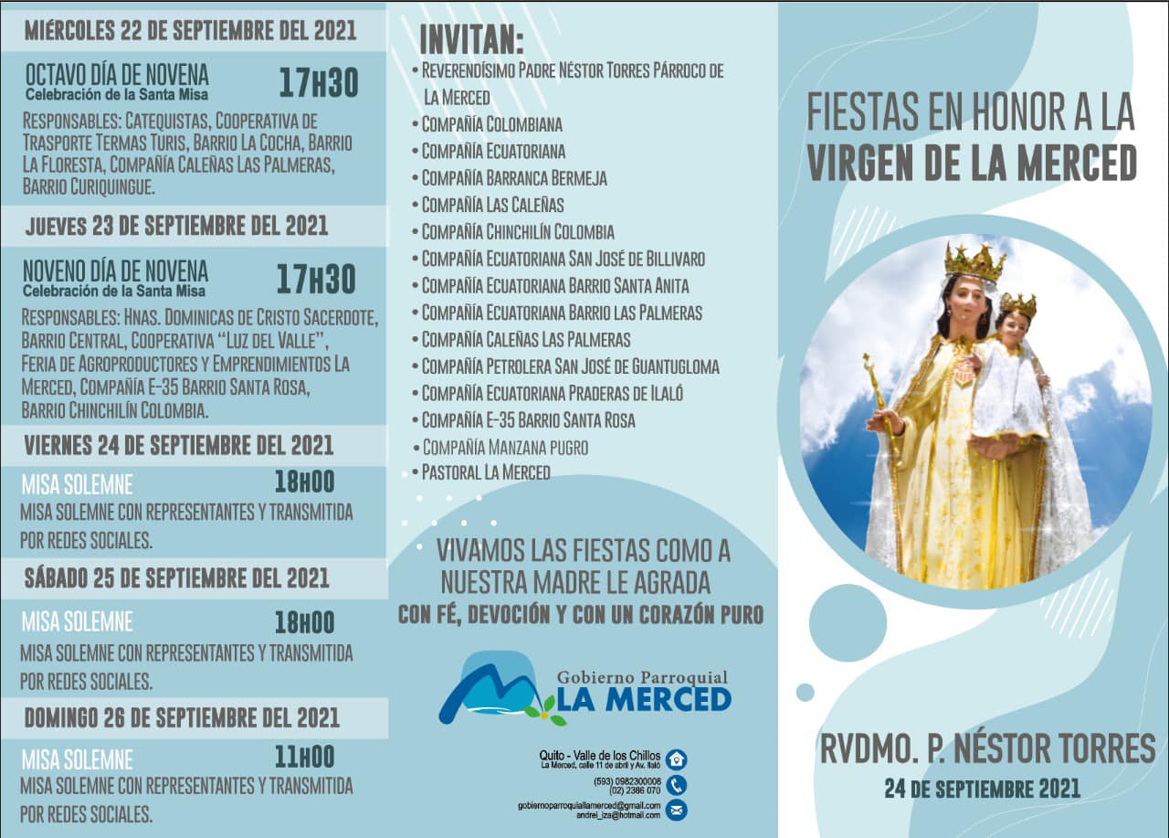 FIESTAS EN HONOR A LA VIRGEN DE LA MERCED