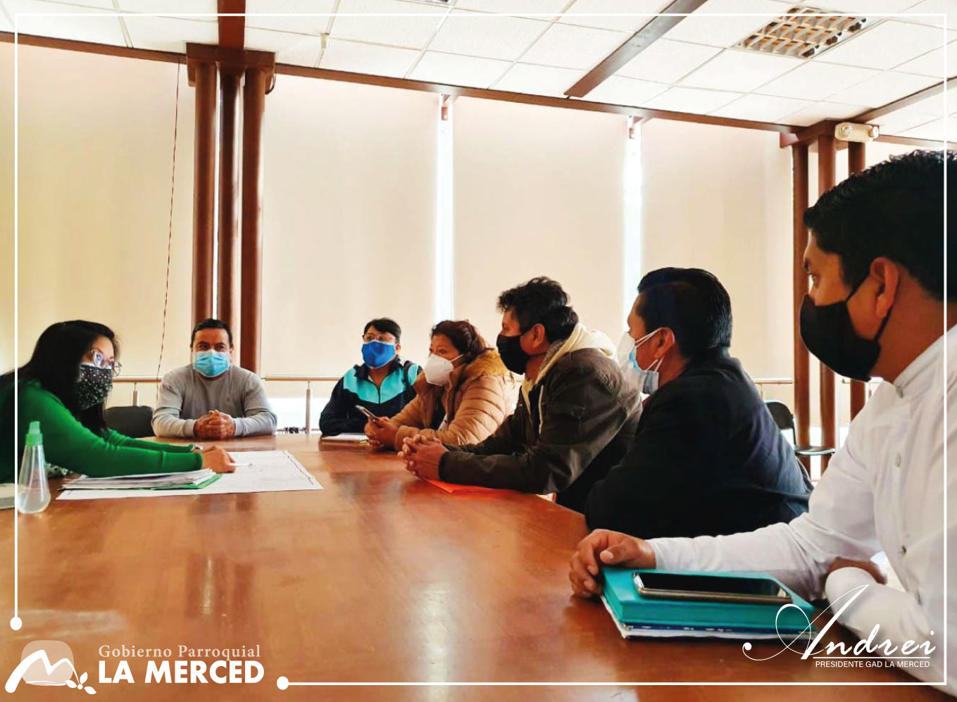 REUNIÓN PARA PROCESO DE TRAZADO VIAL - BARRIO BELLAVISTA 