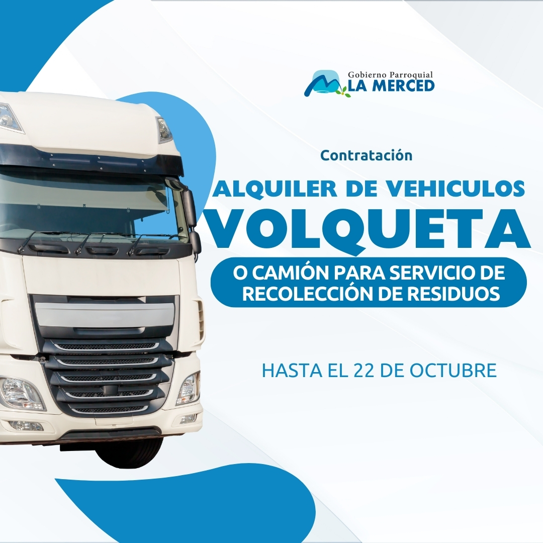 Contratación de Vehículos para Recolección de Residuos