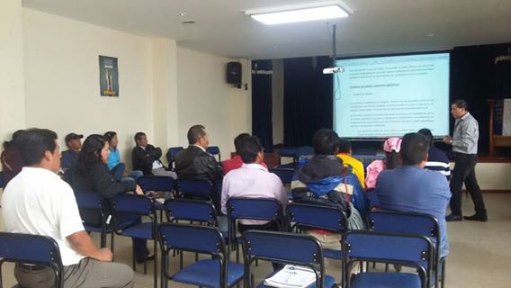Socialización del estudio de pavimentación