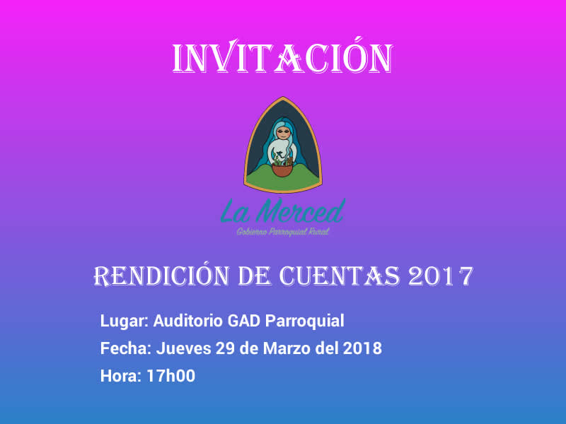 Rendición de Cuentas 2017
